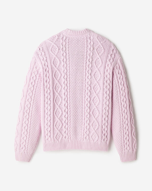Cable Knit Crew Sweater