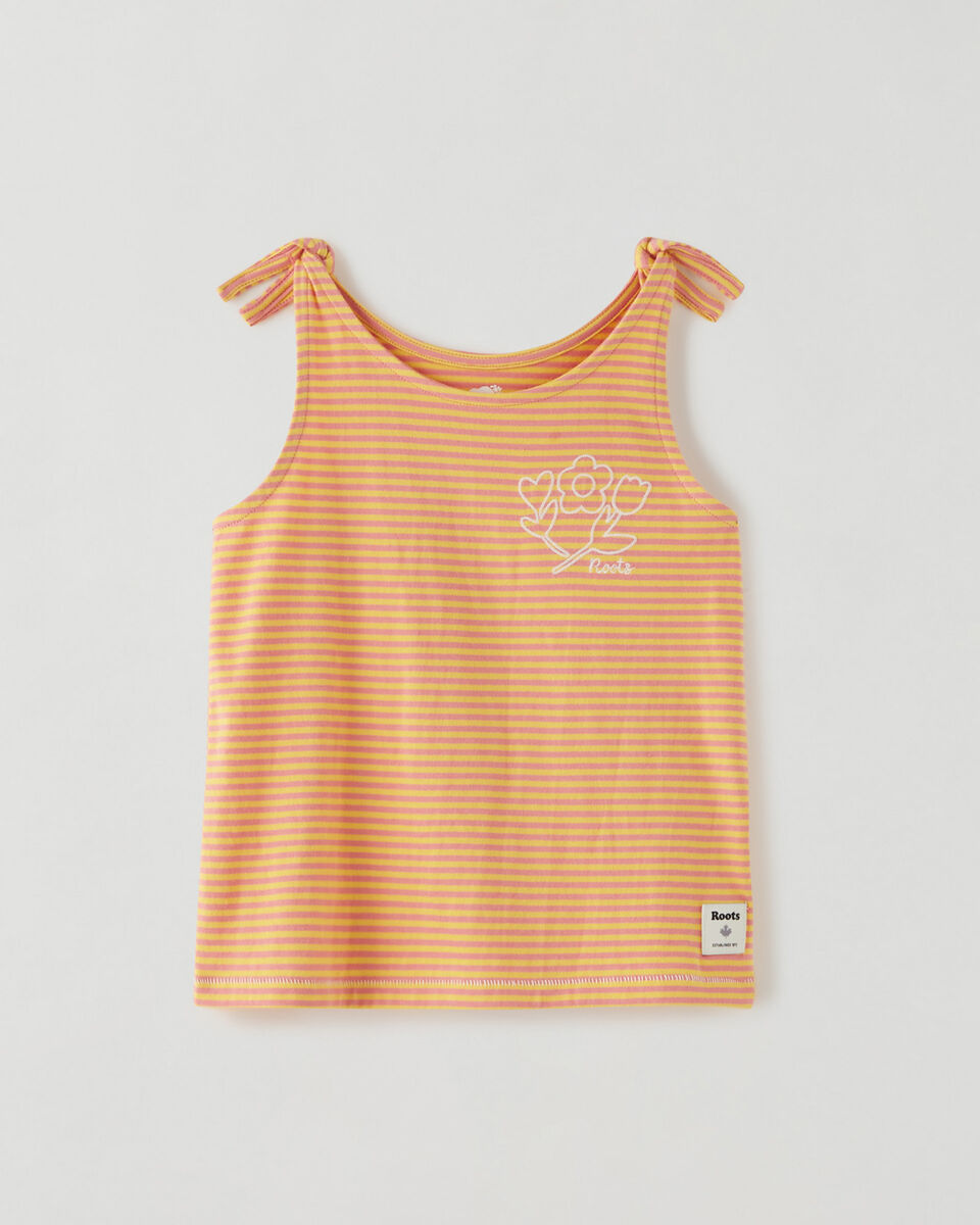 Girls Camp Knotted Tank Top