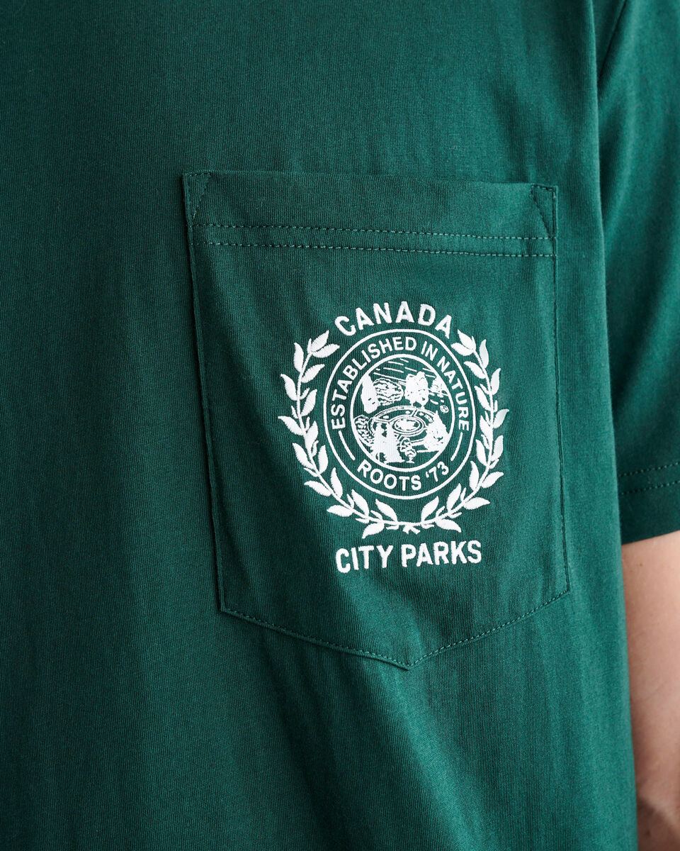 Mens Roots Park Pocket T-Shirt