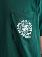 Mens Roots Park Pocket T-Shirt
