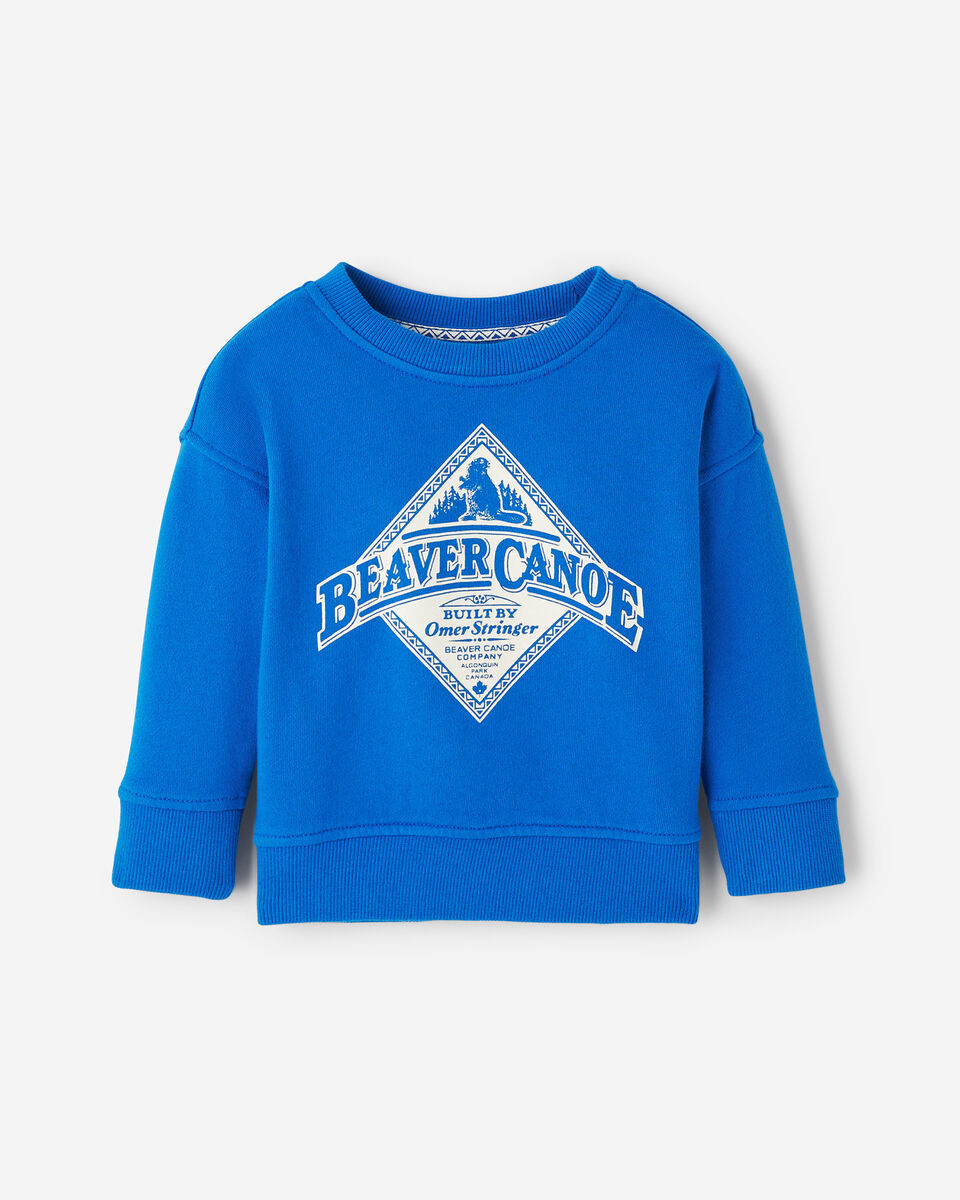 Baby Beaver Canoe Relaxed Crew Sweatshirt