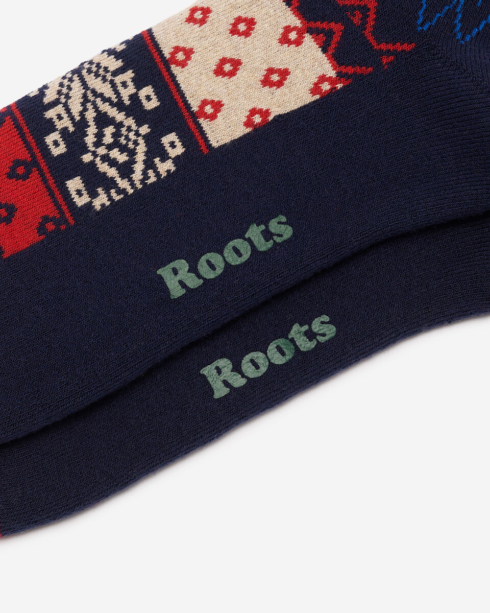 Adult Modern Fair Isle Boot Sock