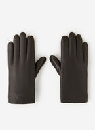 Gants tactiles en cuir nappa pour hommes