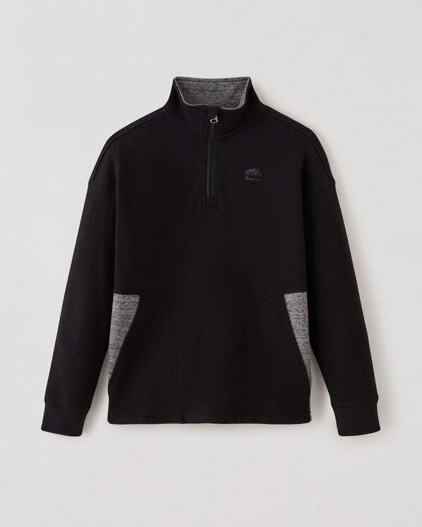 Boys Active Relaxed Half Zip Stein