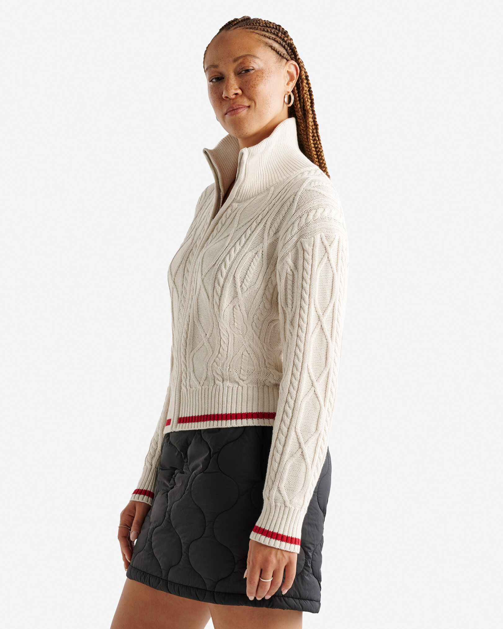 Cabin Full Zip Track Jacket Sweater