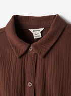 Robe chemise en gaze de coton Isla