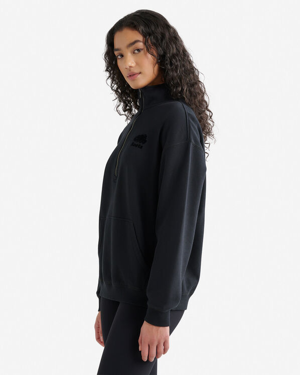 Organic Cooper Relaxed Half Zip Stein