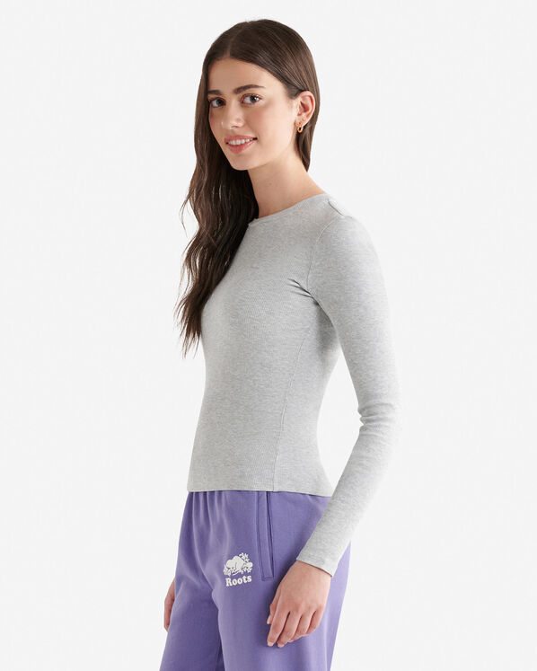 Roam Rib Fitted Long Sleeve Top