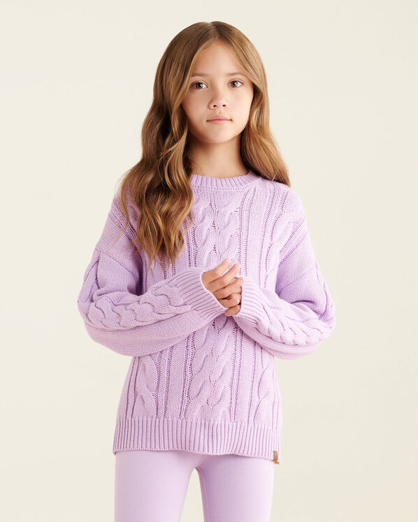 Kids Cable Crew Sweater