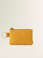 Pochette à glissière en cuir Cervino