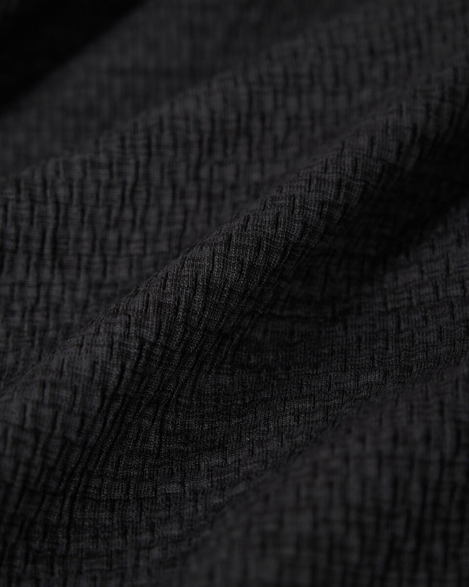 Chandail sport textur&eacute; &agrave; capuchon et glissi&egrave;re 