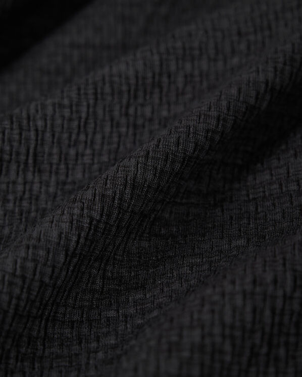 Chandail sport textur&eacute; &agrave; capuchon et glissi&egrave;re 