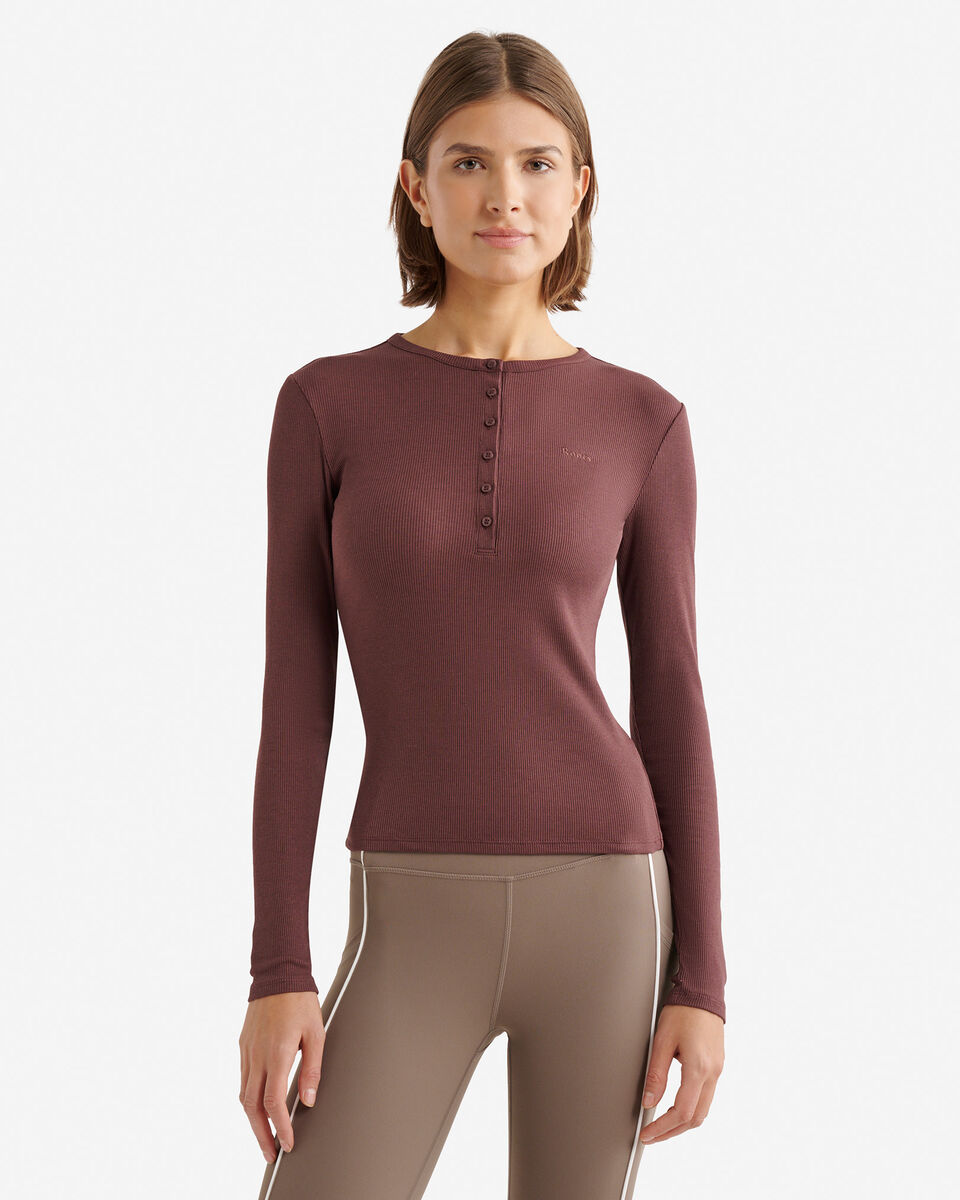 Roam Rib Fitted Long Sleeve Henley