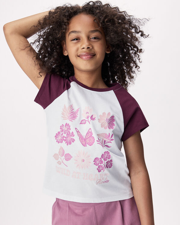 T-shirt &agrave; motif floral Olivia pour filles