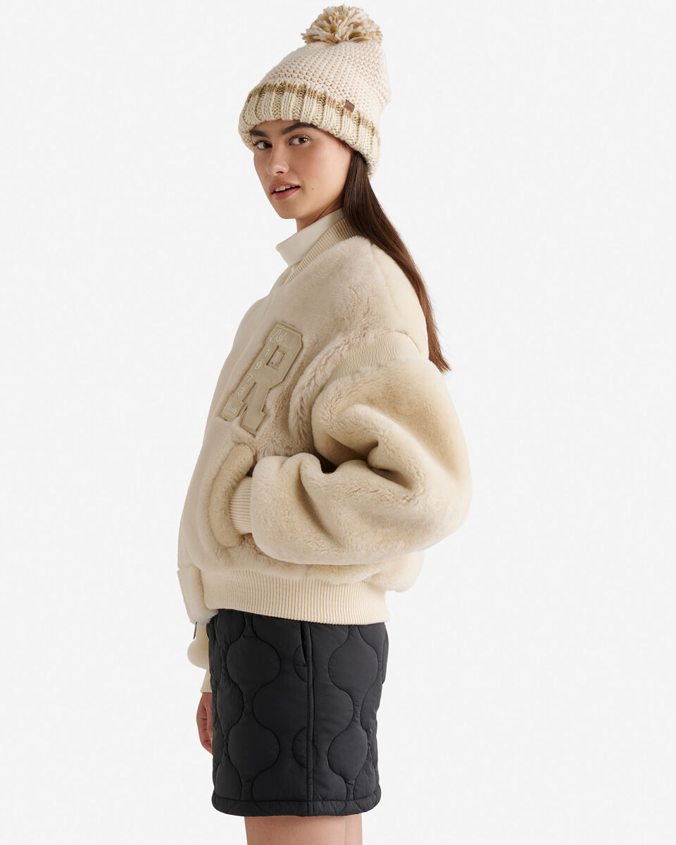 Blouson universitaire en mouton