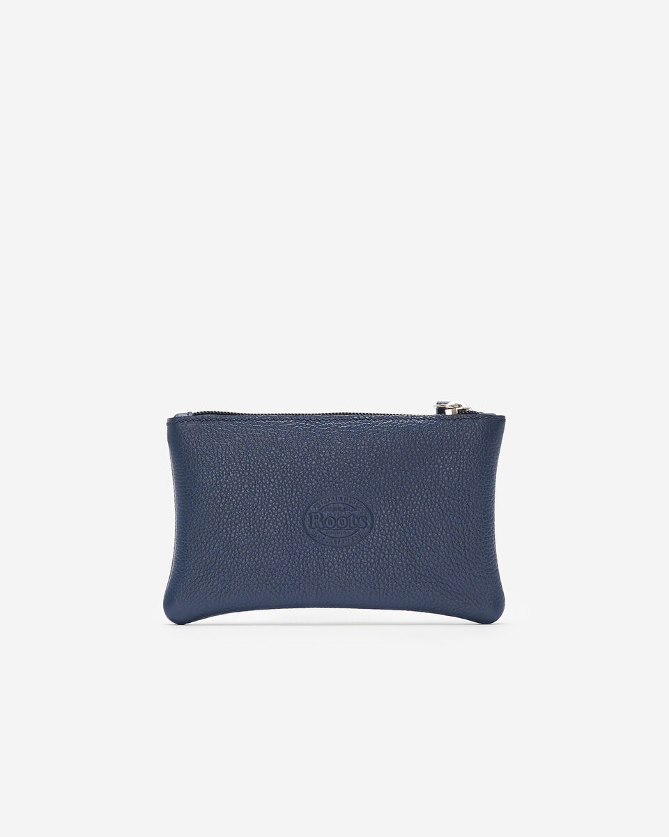 Pochette moyenne à glissière en cuir Cervino