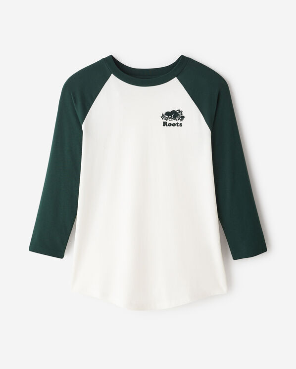 Womens Organic Cooper Baseball T-shirt