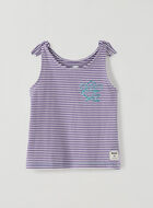 Girls Camp Knotted Tank Top