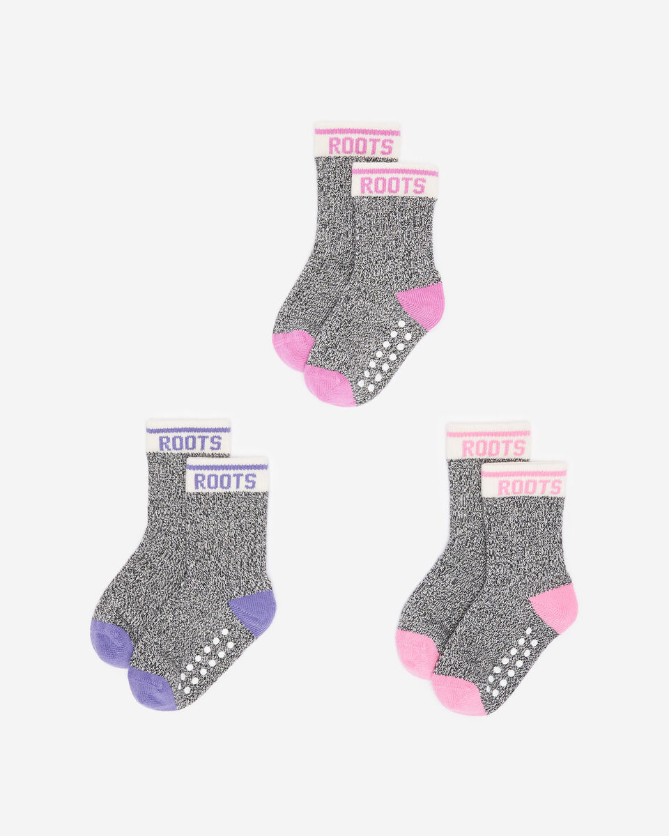 Baby & Toddler Cabin Ankle Sock 3 Pack