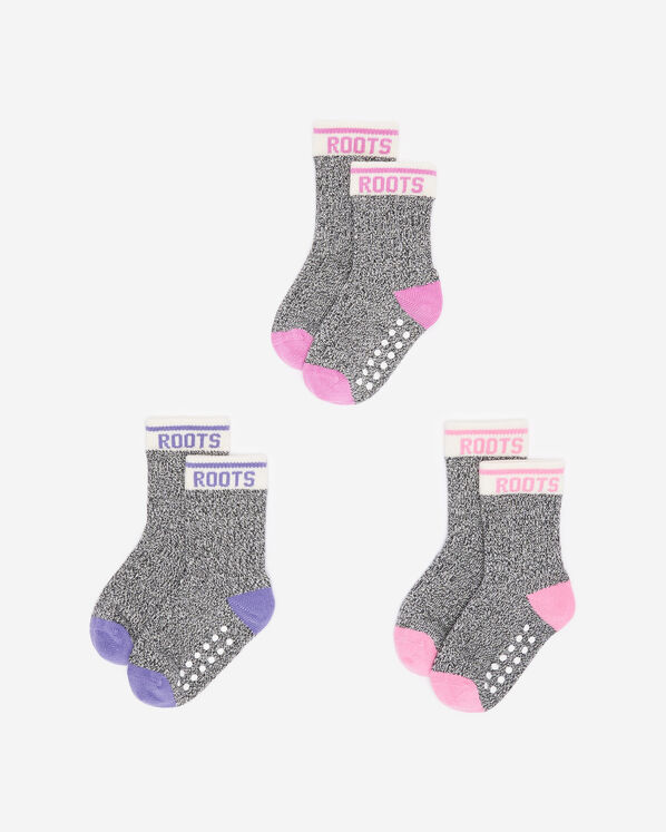 3 paires de chaussettes courtes Cabane pour tout-petits et bébés