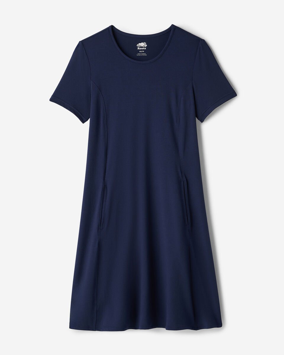Robe mini en tricot à manches courtes Renew 