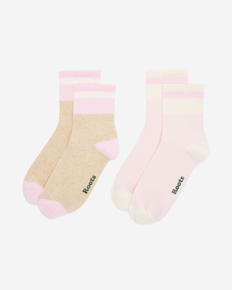 2 paires de socquettes en coton Cabane pour adultes 
