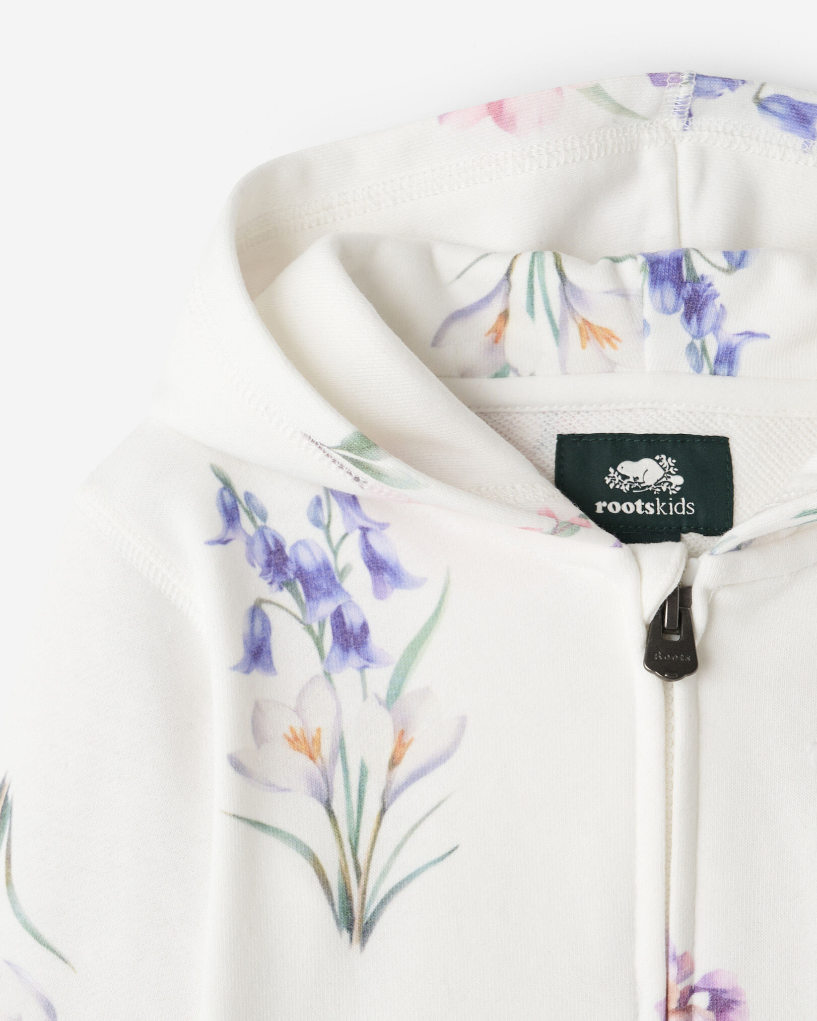 Toddler Cooper Floral Full Zip Hoodie