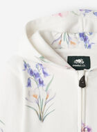 Toddler Cooper Floral Full Zip Hoodie