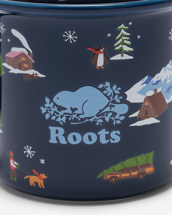 Tasse à motif hivernal