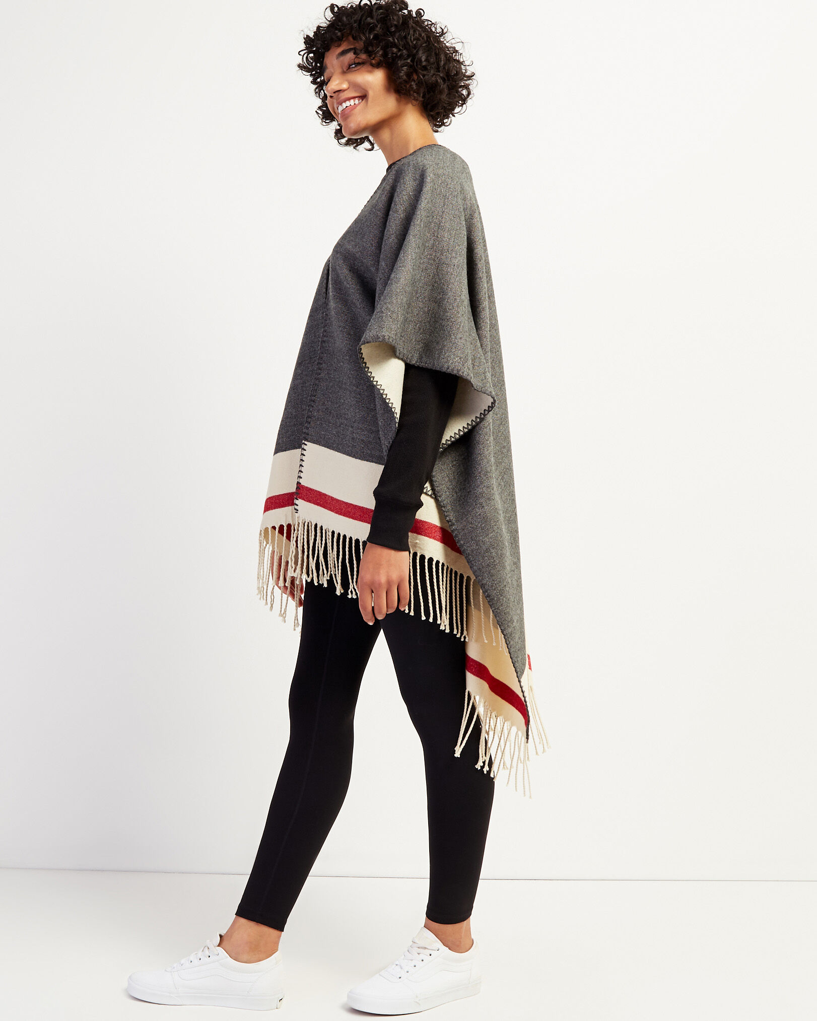 Roots deals poncho sweater