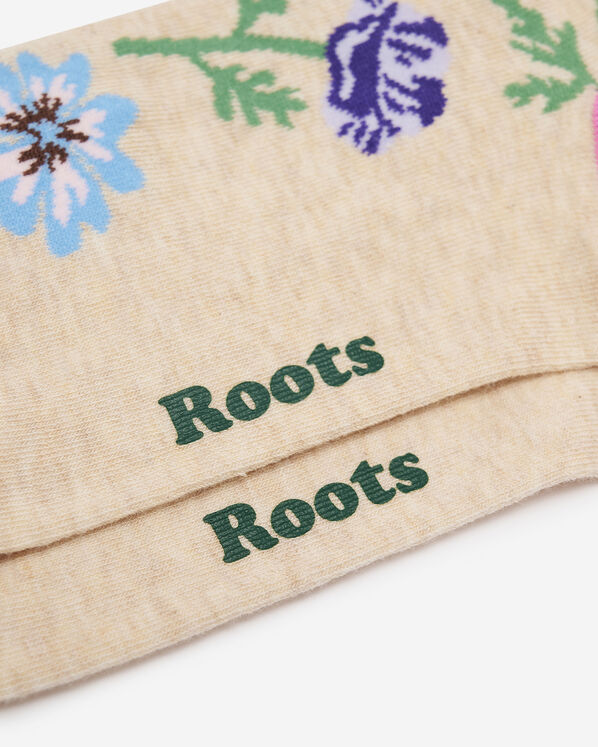 Adult Springfield Print Crew Sock