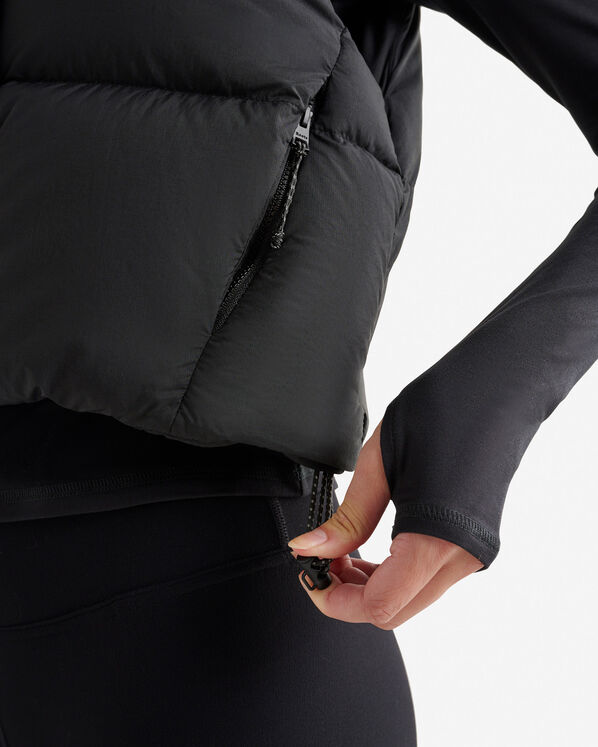 Roots Down Puffer Crop Vest Roots Down Puffer Crop Vest