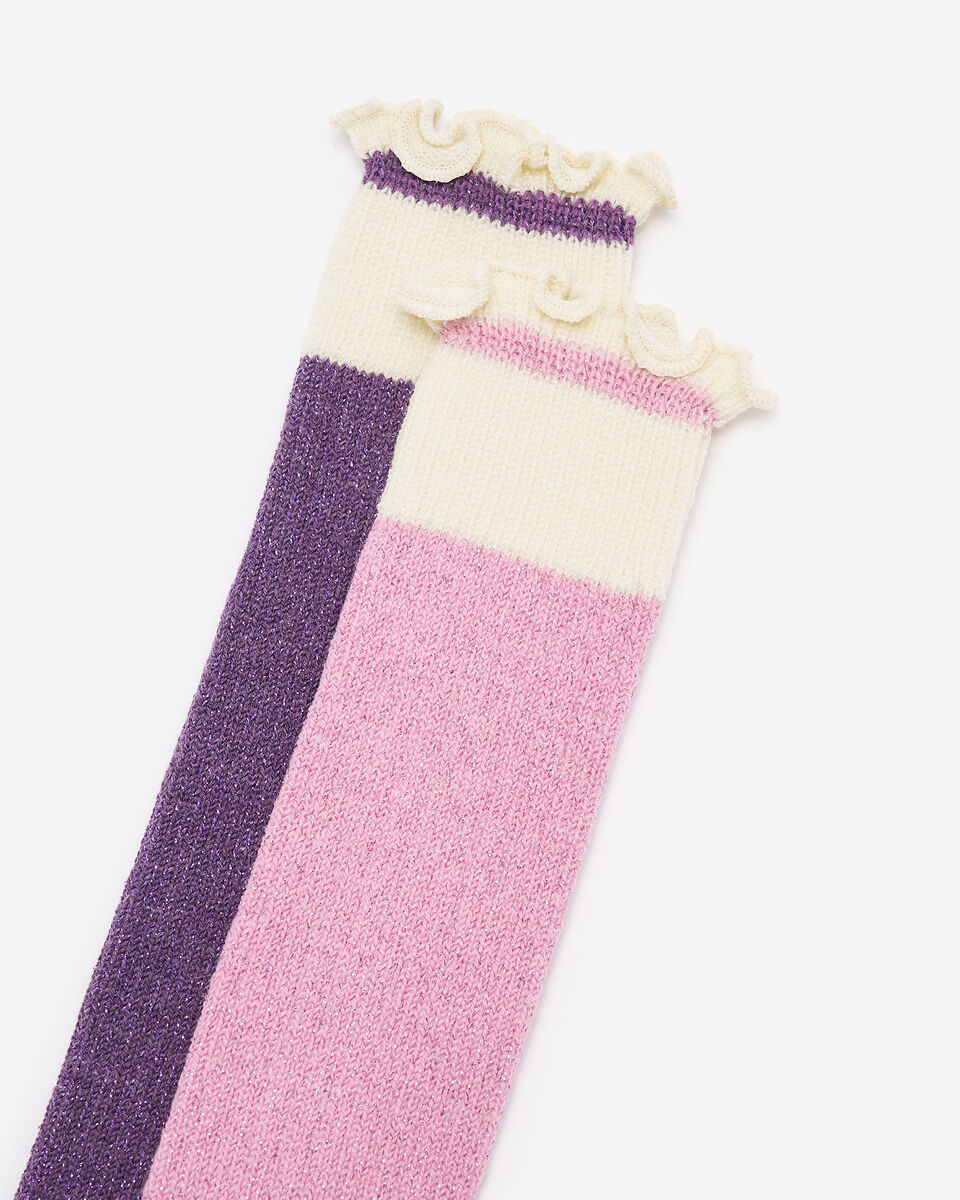 Kids Sparkle Cabin Knee Sock 2Pk