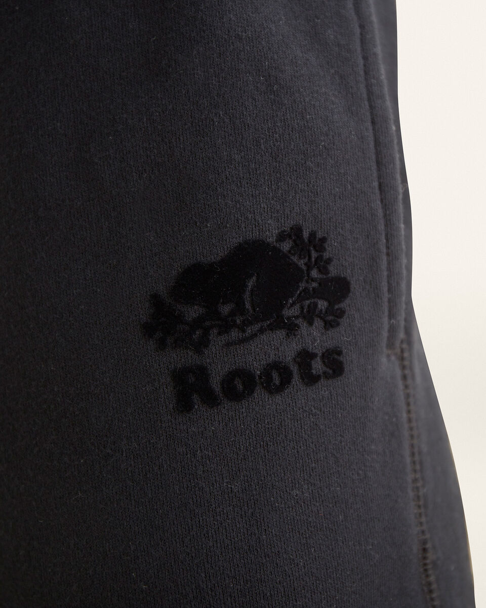 Pantalon en molleton de coton bio à taille haute Cooper