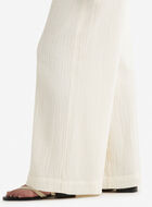 Pantalon &agrave; jambe large en coton Isla