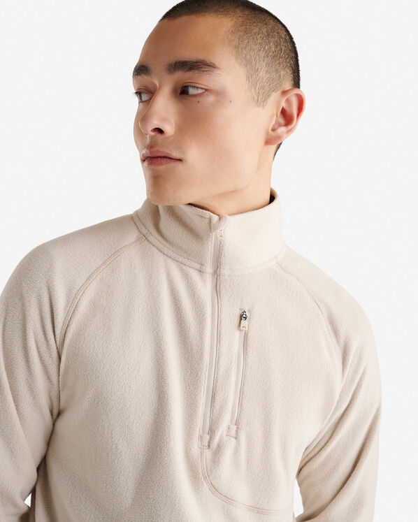 Renew Microfleece Half Zip Stein