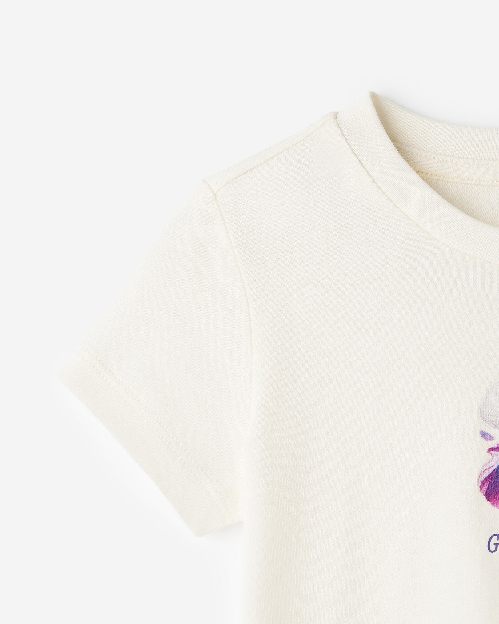 T-shirt ajusté à motif floral pour tout-petits