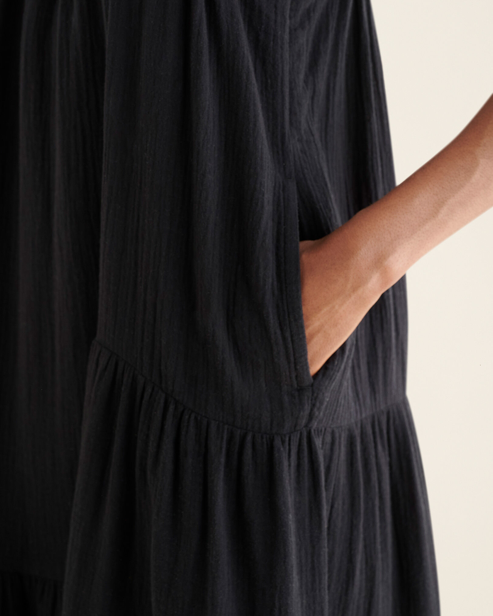 Cotton online layered dress