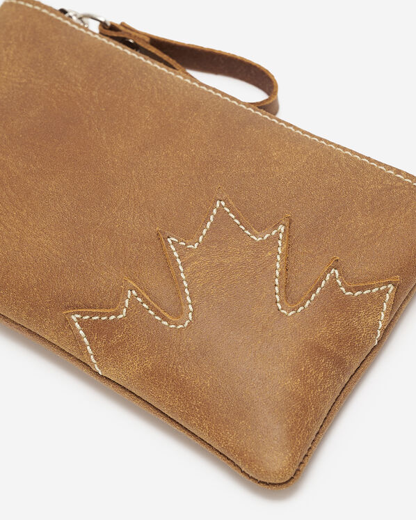 Maple Leaf Medium Zip Pouch Tribe