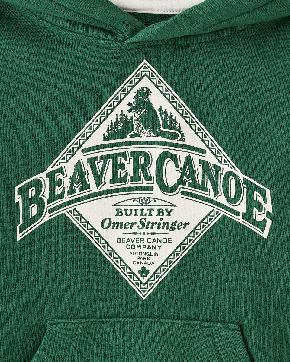 Toddler Beaver Canoe Relaxed Hoodie