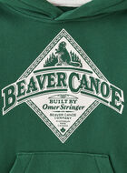 Chandail à capuchon décontracté Beaver Canoe pour tout-petits