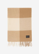 Écharpe en laine à carreaux