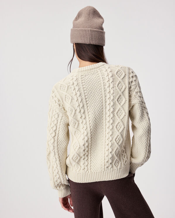 Cable Knit Crew Sweater