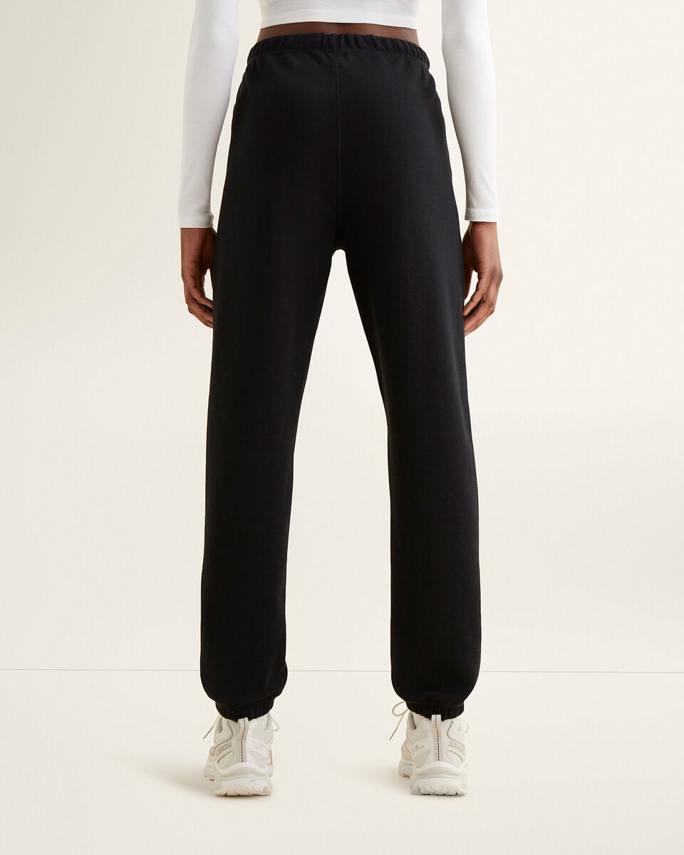 Pantalon en molleton de coton bio à taille haute Cooper