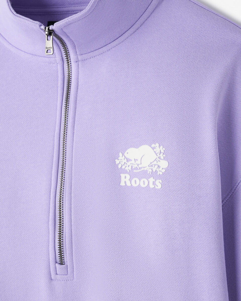 Organic Cooper Relaxed Half Zip Stein