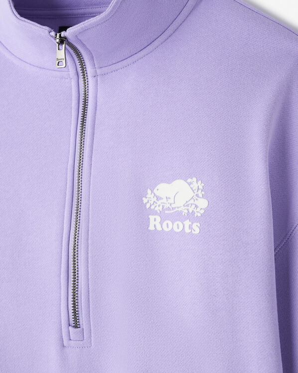 Organic Cooper Relaxed Half Zip Stein