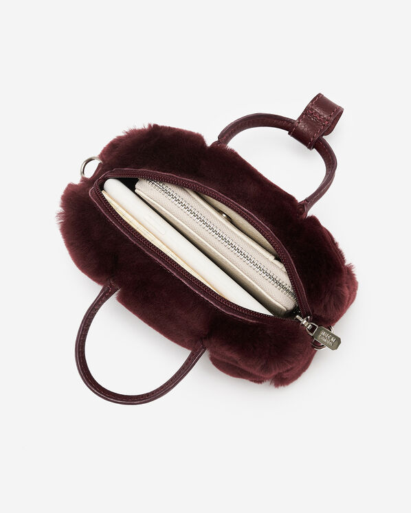 Shearling Micro Banff Crossbody