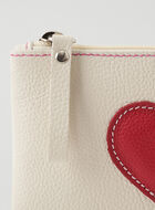 Heart Medium Zip Pouch Cervino