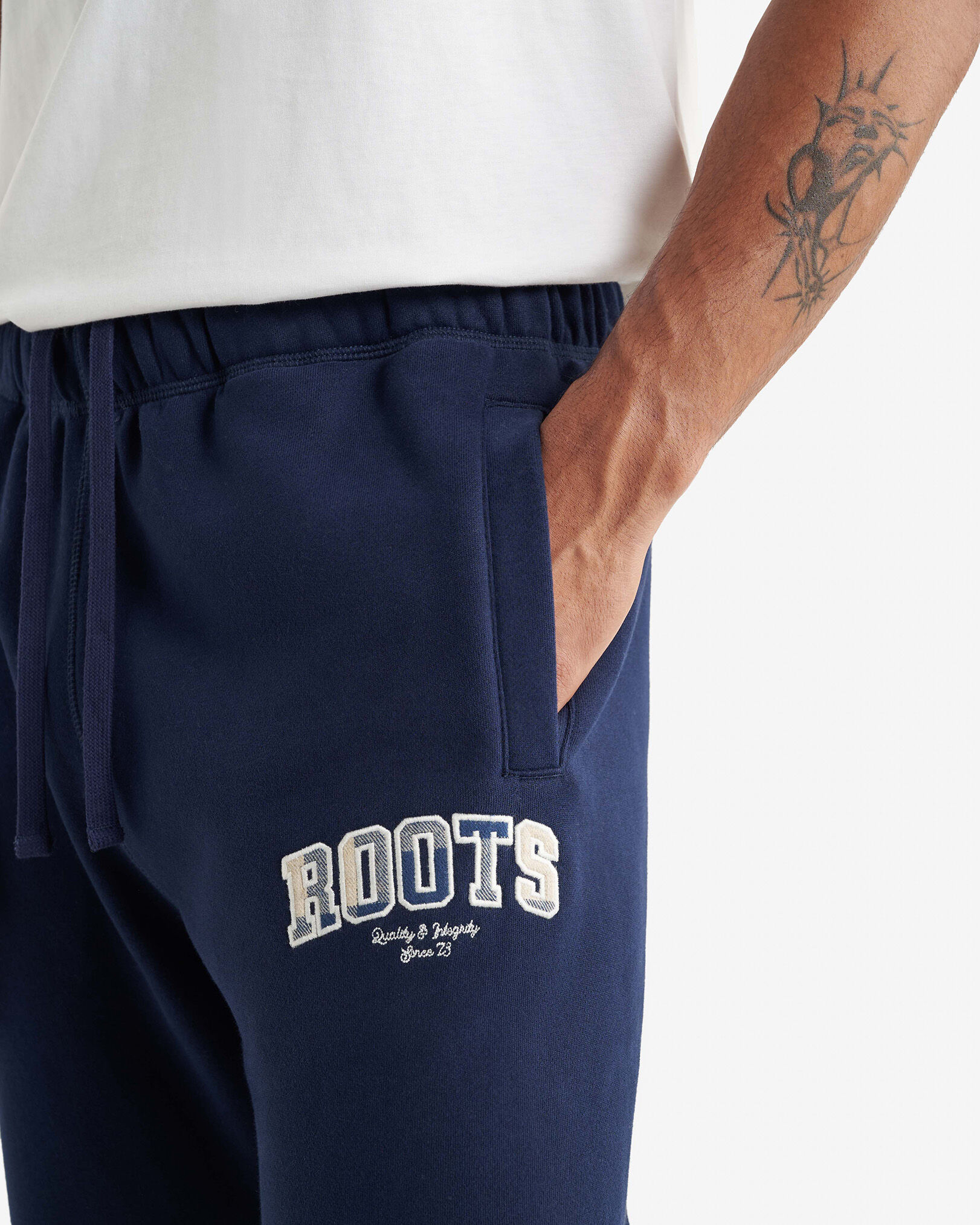 Plaid Applique Sweatpant