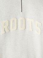 Roots Applique Half Zip Stein